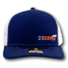 23ZERO Adjustable Mesh Trucker Hat in Blue & White - Image 3