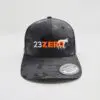 23ZERO Adjustable Hat in Black Camo - Image 4