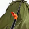 23Zero Dual 1400 Swag Ground Tent Pole Clip Detail Open