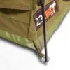 23Zero Dual 1400 Swag Ground Tent Pole and Stake Detail