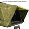 23Zero Armadillo AX2 Hard Shell Side Open Rooftop Tent Front Rain Fly Detail