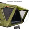 23Zero Armadillo AX2 Hard Shell Side Open Rooftop Tent Front Rain Fly With Screens Open