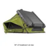 23Zero Armadillo AX2 Hard Shell Side Open Rooftop Tent Deployed Rear Angled View