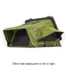 23Zero Armadillo AX2 Hard Shell Side Open Rooftop Tent Angled Front View