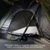 23Zero Armadillo Horizon 2 Hard Shell Roof Top Tent Windows and Screens