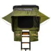23Zero Armadillo Horizon 2 Hard Shell Roof Top Tent Deployed Front View