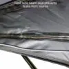 23Zero Armadillo Horizon 2 Hard Shell Roof Top Tent Heat Tape Seam Detail
