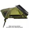 23Zero Armadillo Horizon 2 Hard Shell Roof Top Tent Deployed Side View