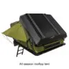 23Zero Armadillo Horizon 2 Hard Shell Roof Top Tent Deployed Rear Side View