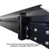 23Zero Kabari Pro Hard Shell Clam Shell Rooftop Tent Pre-Installed Awning Brackets