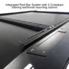 23Zero Kabari Pro Hard Shell Clam Shell Rooftop Tent Integrated Roof Bar System with 2 Crossbars