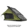 23Zero Kabari Pro Hard Shell Clam Shell Rooftop Tent Rear Angled View