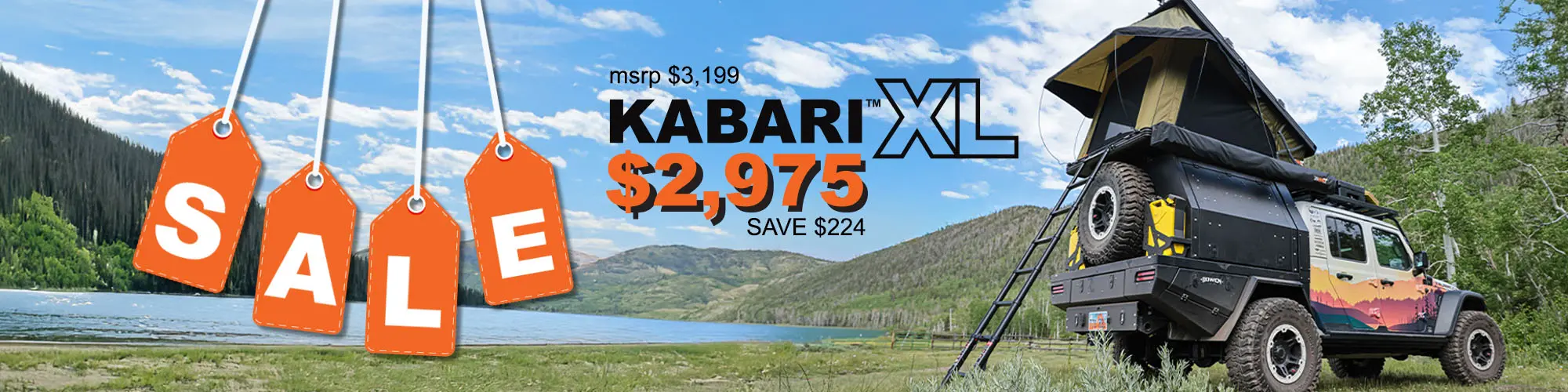 23Zero Kabari XL Sale Banner May 21 - June 15 Save $224