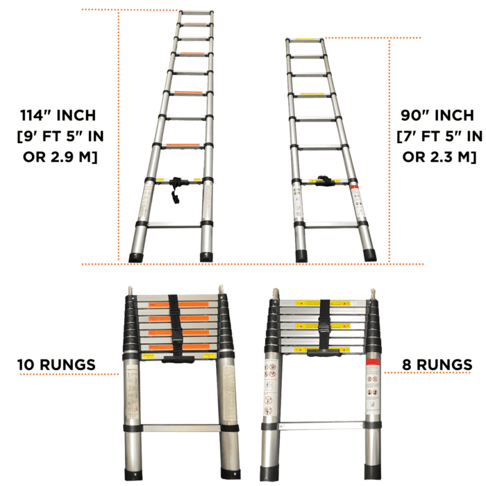 2.9m Telescopic Ladder Carry Bag  *** Brand New *** 2.3m 