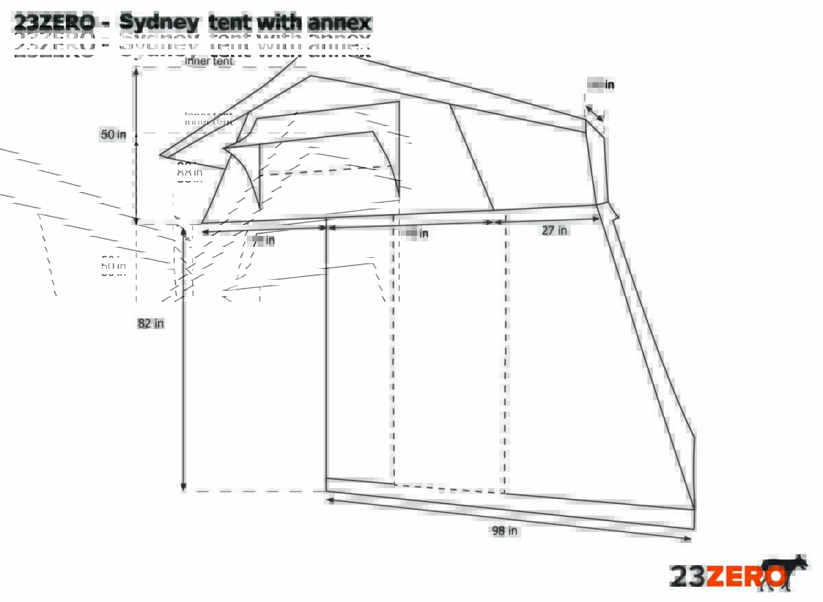 sydney roof top tent dimensions