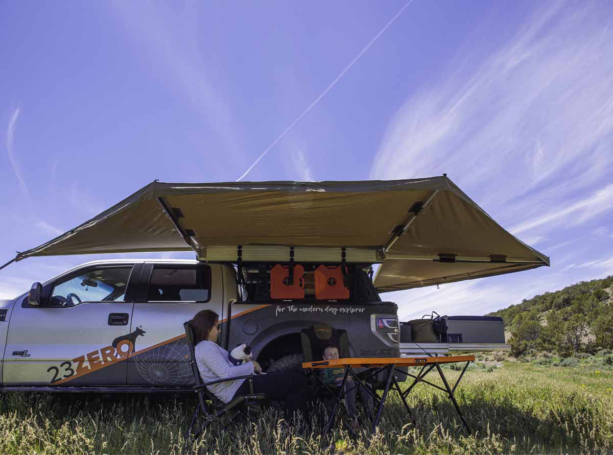 camping with 270 awning
