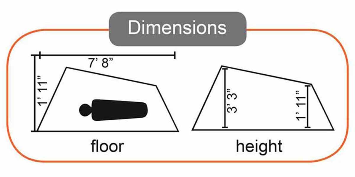 stash tent dimensions