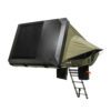 rooftop tents hard shell black and green