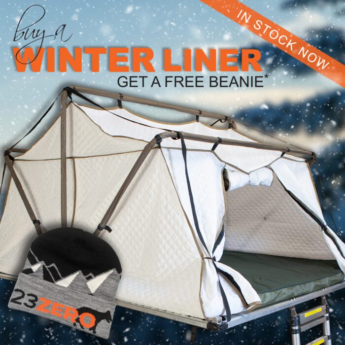 Soft-Shell Roof-Top Tent Winter Liner + Beanie