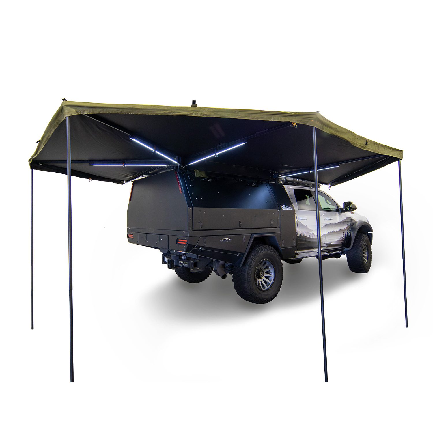 Peregrine PRO 6 Arm 270° Awning - Right | 23ZERO