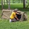 23Zero Bandit 1100 Swag Ground Tent Hero Setup Lifestyle