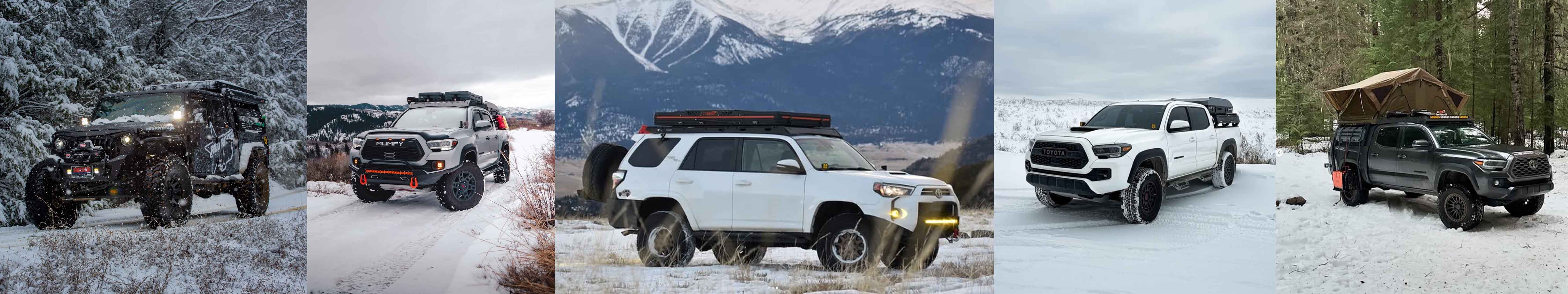 Plan For Cold Weather Camping With 23Zero - Overland Vehicles in the Snow