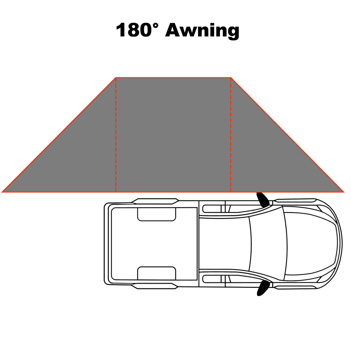 180 Degree Awning Diagram