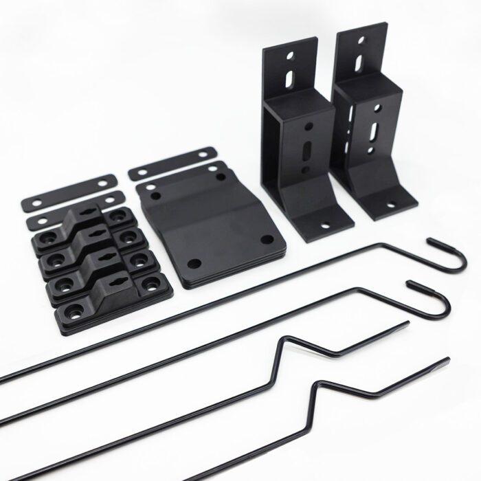 Kabari Roof Top Tent Awning Mounting Brackets Complete Kit With Window Poles