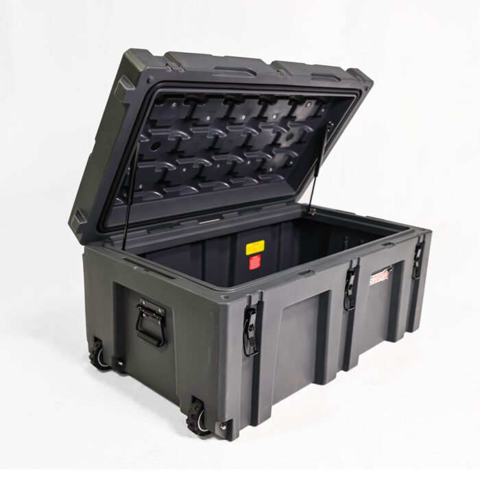 23Zero 132 L Overland Gear Box Hero Image Box Open Angled