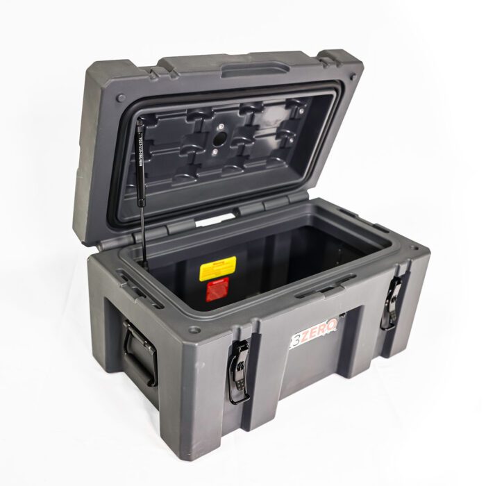 23Zero 50L Overland Gear Box Hero Image Open Box