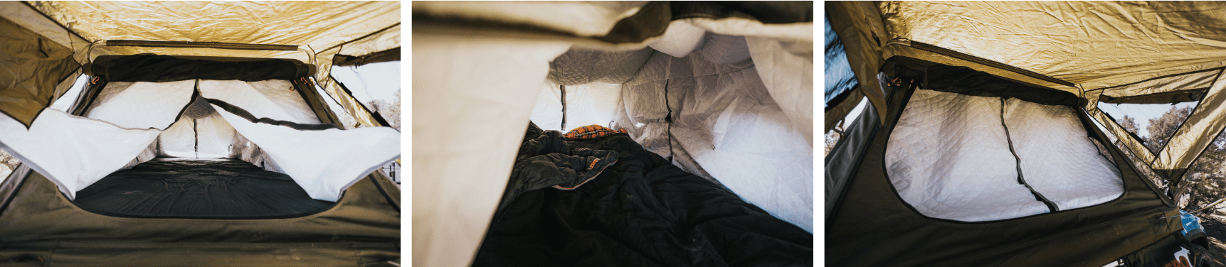 Winter Tent Liner 3x3 Rooftop Tent Winter Liner Interior Views