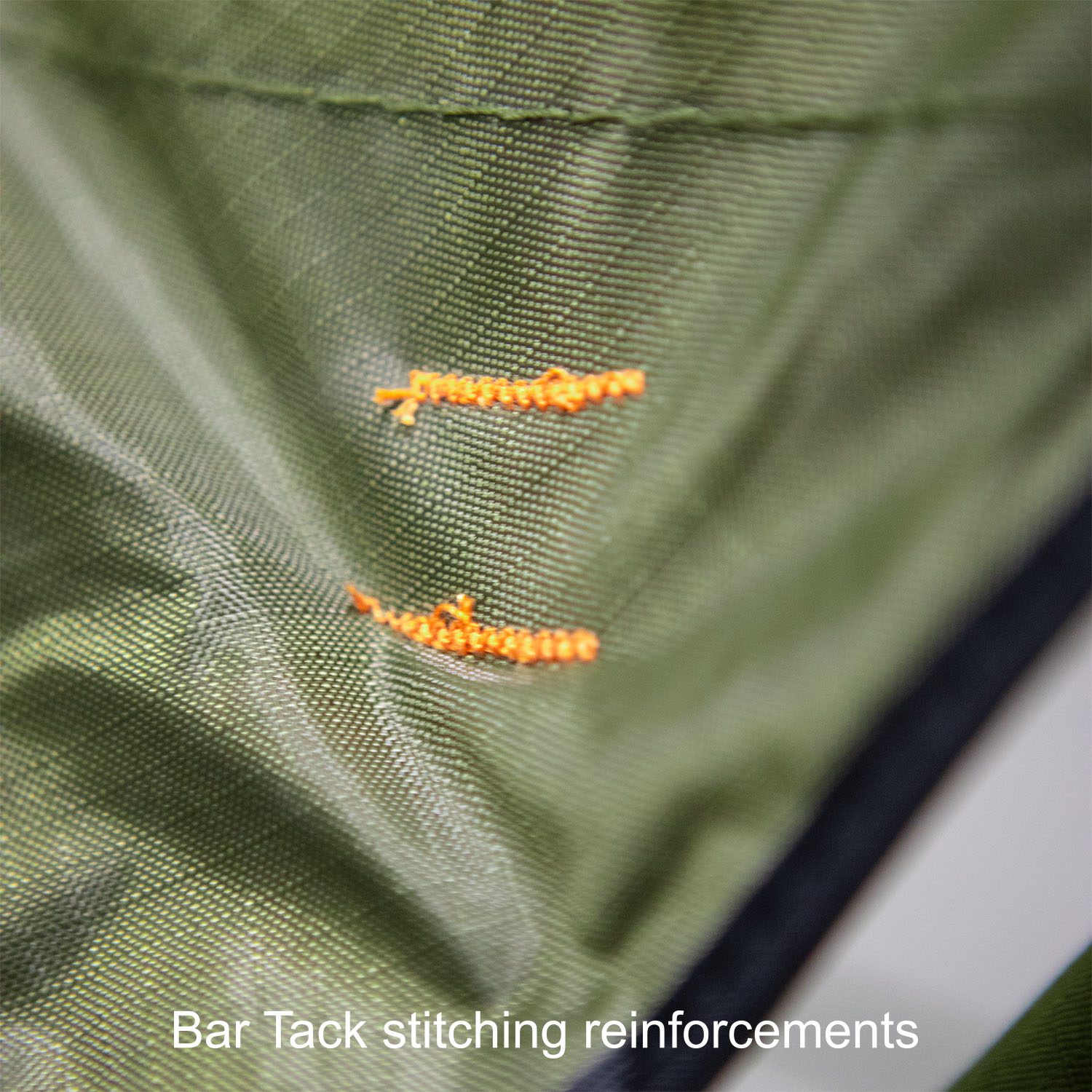 23Zero Walkabout 2.0 soft shell rooftop tent bar tack stitching, available in 56, 62, and 72 sizes