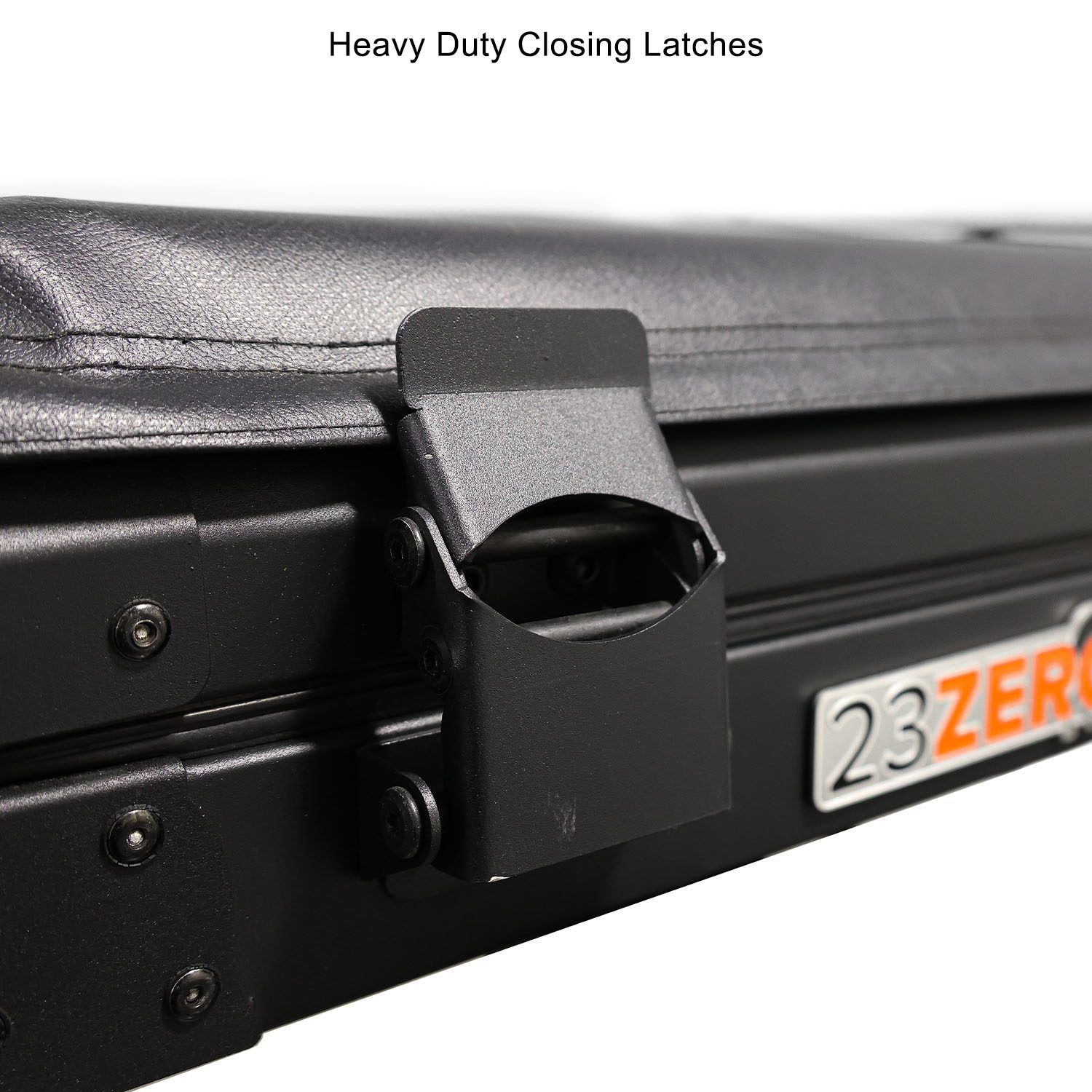 Kabari SuperFly Hybrid Wedge Lightweight Rooftop Tent Closed Heavy Duty Closing Latches